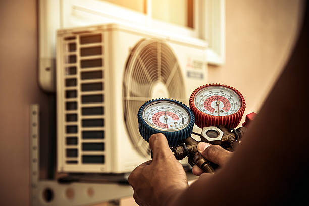 Professional Hvac Installation technician working in Mount Sinai, NY